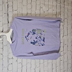 Gamer graphic long sleeve tee